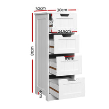 Load image into Gallery viewer, Artiss Storage Cabinet Chest of Drawers Dresser Bedside Table Bathroom Stand