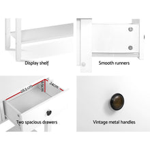 Load image into Gallery viewer, Hallway Console Table Hall Side Entry 2 Drawers