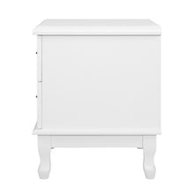 Load image into Gallery viewer, 2 Drawers Frenchy Bedside Table