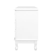 Load image into Gallery viewer, Elegant Provençal style white Chest of Drawers Lowboy