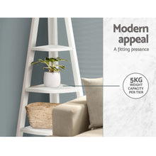 Load image into Gallery viewer, Artiss 5 Tier Corner Ladder Display Shelf Home Storage Plant Stand Bookshelf