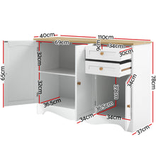 Load image into Gallery viewer, Storage Cabinet Kitchen Cupboard Drawer Table Hallway