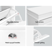 Load image into Gallery viewer, 18 Pairs Shoe Cabinet