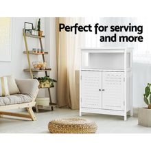 Load image into Gallery viewer, Artiss Buffet Sideboard Cabinet Kitchen Bathroom Storage Cupboard Hallway White Shelf