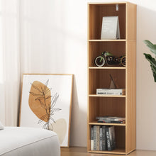 Load image into Gallery viewer, Artiss Bookshelf 5 Tiers MILO Pine