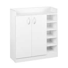 Load image into Gallery viewer, Artiss 2 Doors Shoe Cabinet Storage Cupboard - White
