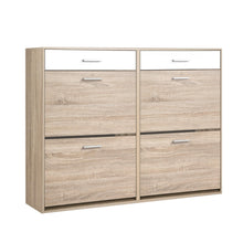 Load image into Gallery viewer, Artiss 2 Tier Shoe Cabinet - Wood