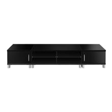 Load image into Gallery viewer, 190cm Entertainment Unit with Cabinets - Black