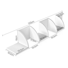 Load image into Gallery viewer, Artiss 5 Tier Corner Wall Shelf - White