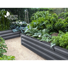 Load image into Gallery viewer, Greenfingers Garden Bed 2PCS 120X90X30CM Galvanised Steel Raised Planter