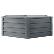 Load image into Gallery viewer, Greenfingers Garden Bed 2PCS 130X130X46CM Galvanised Steel Raised Planter
