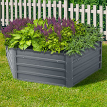 Load image into Gallery viewer, Greenfingers Garden Bed 2PCS 130X130X46CM Galvanised Steel Raised Planter