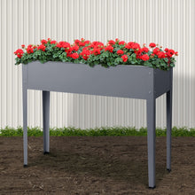 Load image into Gallery viewer, 100X80X30CM Galvanised Standing Box Garden Bed
