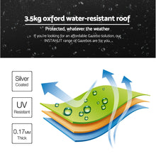 Load image into Gallery viewer, 3x6m Outdoor Tent Folding Wedding Gazebo - Black