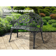 Load image into Gallery viewer, Victorian Garden Bench - Green
