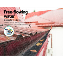 Load image into Gallery viewer, 18 Pcs Gutter Brush Guard 100mm X 16.5m Length Leaf Twigs Filter Home Garden