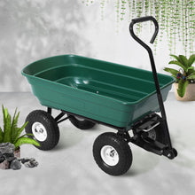 Load image into Gallery viewer, Gardeon 75L Garden Dump Cart - Green