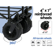 Load image into Gallery viewer, Gardeon Foldable Wagon Cart Trolley Cart Collapsible Beach Outdoor Garden Cart