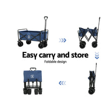 Load image into Gallery viewer, Gardeon Foldable Wagon Cart Trolley Cart Collapsible Beach Outdoor Garden Cart