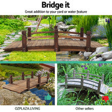 Load image into Gallery viewer, Wooden Rustic Bridge 160cm
