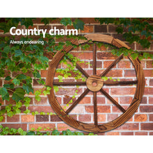 Load image into Gallery viewer, Gardeon Wooden Wagon Wheel X2