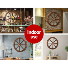 Load image into Gallery viewer, Gardeon Wooden Wagon Wheel X2