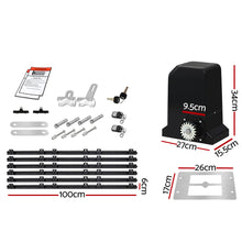 Load image into Gallery viewer, Lockmaster Automatic Sliding Gate Opener Kit 6M 1000KG