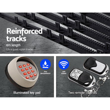 Load image into Gallery viewer, Lockmaster Automatic Sliding Gate Opener Kit Keypad 6M 1200KG