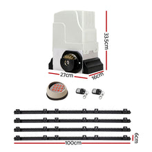 Load image into Gallery viewer, Lockmaster Automatic Sliding Gate Opener Kit Keypad 4M 1800KG