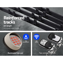 Load image into Gallery viewer, Lockmaster Automatic Sliding Gate Opener Kit Keypad 4M 1800KG