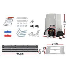 Load image into Gallery viewer, Lockmaster Automatic Sliding Gate Opener Kit 4M 1800KG
