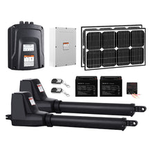 Load image into Gallery viewer, LockMaster Swing Gate Opener Auto 40W Solar Power Electric Remote Control 1000KG