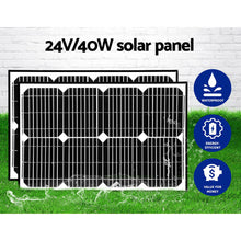 Load image into Gallery viewer, LockMaster Swing Gate Opener Auto 40W Solar Power Electric Remote Control 1000KG