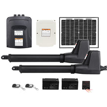 Load image into Gallery viewer, LockMaster Swing Gate Opener Auto Solar Power Electric Kit Remote Control 1000KG