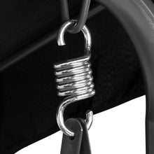 Load image into Gallery viewer, 3 Seater Bench Seat Canopy Swing Chair - Black