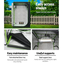 Load image into Gallery viewer, Greenfingers Grow Tent 120x60x180CM 1680D Hydroponics Kit Indoor Plant Room System