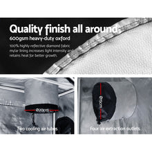 Load image into Gallery viewer, Greenfingers Grow Tent 240x120x200CM Hydroponics Kit Indoor Plant Room Black