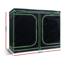Load image into Gallery viewer, Greenfingers Grow Tent 240x120x200CM 1680D Hydroponics Kit Indoor Plant Room System