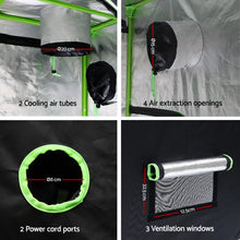 Load image into Gallery viewer, 90cm Hydroponic Weather Proof Lightweight Grow Tent
