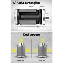 Load image into Gallery viewer, 6" Hydroponics Grow Tent Ventilation Kit