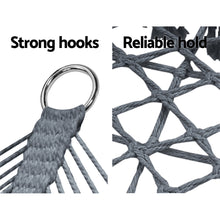 Load image into Gallery viewer, Portable Patio 2 Person Rope Swing Hammocks Chair