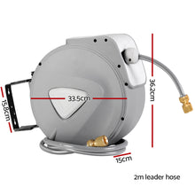 Load image into Gallery viewer, Water Hose Reel 20M Retractable Auto Rewind Garden Brass Spray Gun