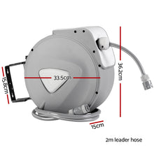 Load image into Gallery viewer, Water Hose Reel 20M Retractable Auto Rewind Spray Gun Garden