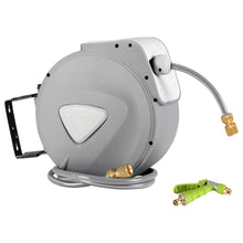 Load image into Gallery viewer, Water Hose Reel 30M Retractable Garden Auto Rewind Brass Spray Gun