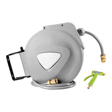 Load image into Gallery viewer, Water Hose Reel 30M Retractable Garden Auto Rewind Brass Spray Gun