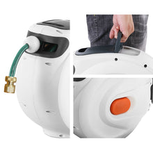 Load image into Gallery viewer, Greenfingers Water Hose Reel 20M Retractable Garden Brass Spray Gun Auto Rewind
