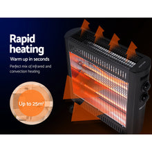 Load image into Gallery viewer, Devanti 2200W Infrared Radiant Heater Portable Electric Convection Heating Panel