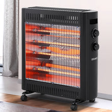 Load image into Gallery viewer, Devanti 2200W Infrared Radiant Heater Portable Electric Convection Heating Panel
