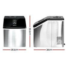 Load image into Gallery viewer, 3.2L Portable Commercial Stainless Steel Ice Cube Maker
