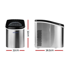 Load image into Gallery viewer, 2.4L Stainless Steel Portable Ice Cube Maker